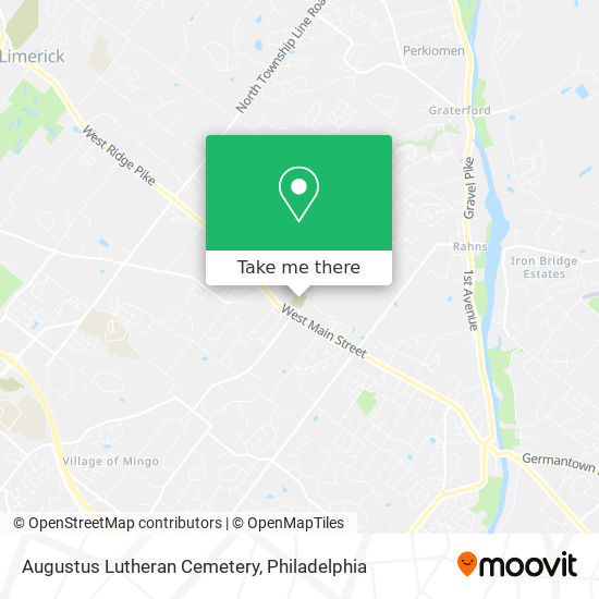 Mapa de Augustus Lutheran Cemetery