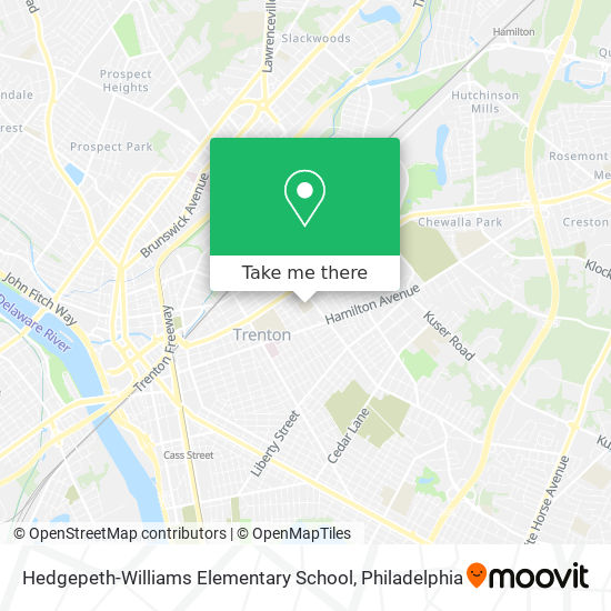 Hedgepeth-Williams Elementary School map
