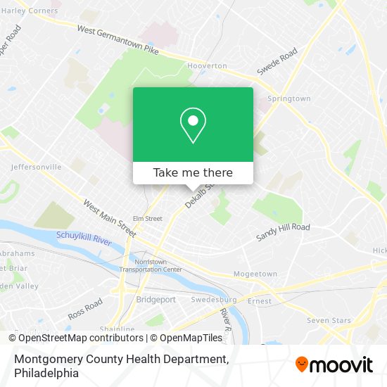 Montgomery County Health Department map