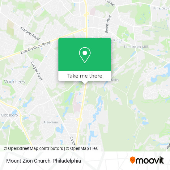 Mount Zion Church map