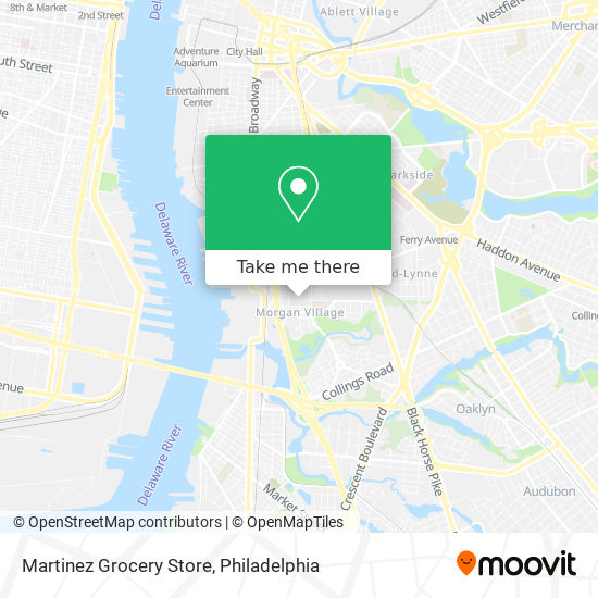 Martinez Grocery Store map