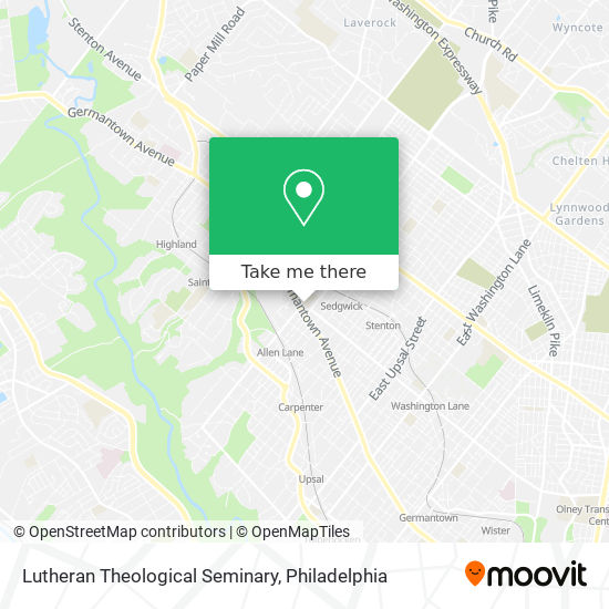 Lutheran Theological Seminary map