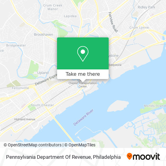 Pennsylvania Department Of Revenue map