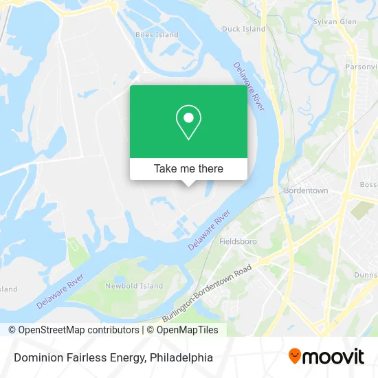 Dominion Fairless Energy map