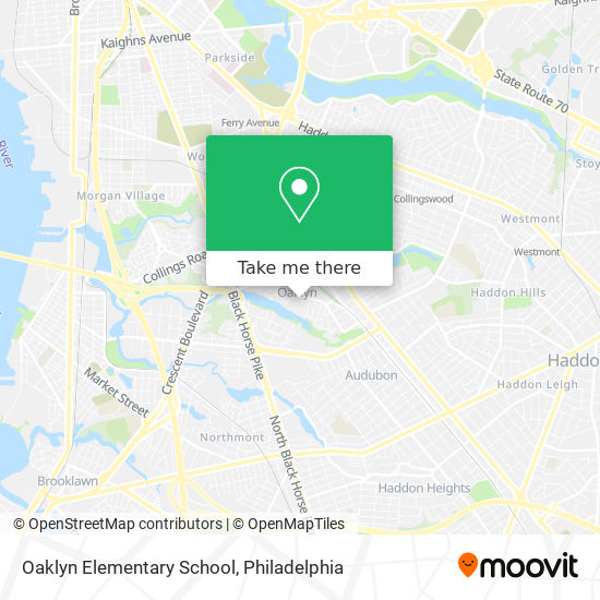 Mapa de Oaklyn Elementary School