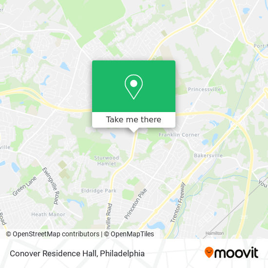 Conover Residence Hall map