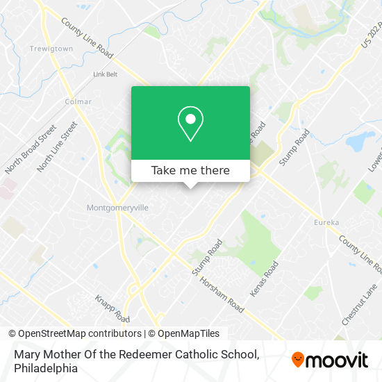 Mary Mother Of the Redeemer Catholic School map