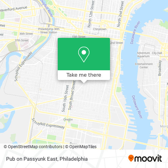 Pub on Passyunk East map