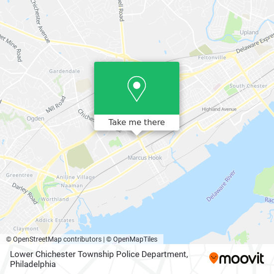 Lower Chichester Township Police Department map
