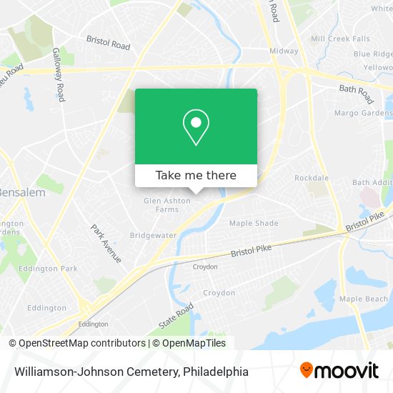 Williamson-Johnson Cemetery map