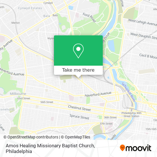 Mapa de Amos Healing Missionary Baptist Church