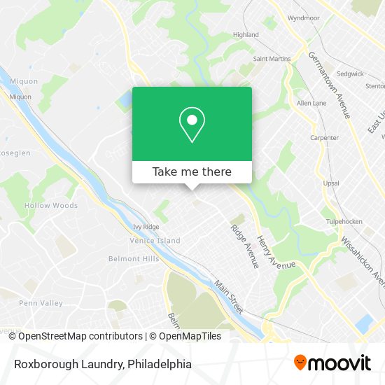 Roxborough Laundry map