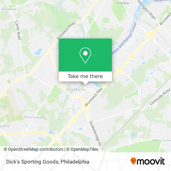 Dick's Sporting Goods map