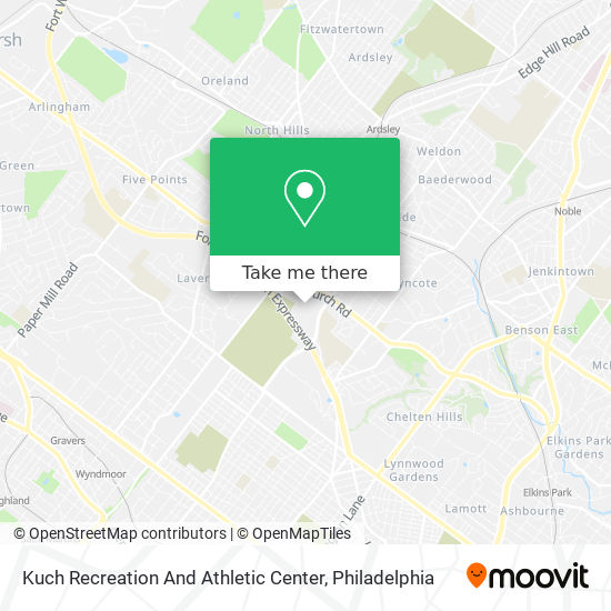 Kuch Recreation And Athletic Center map