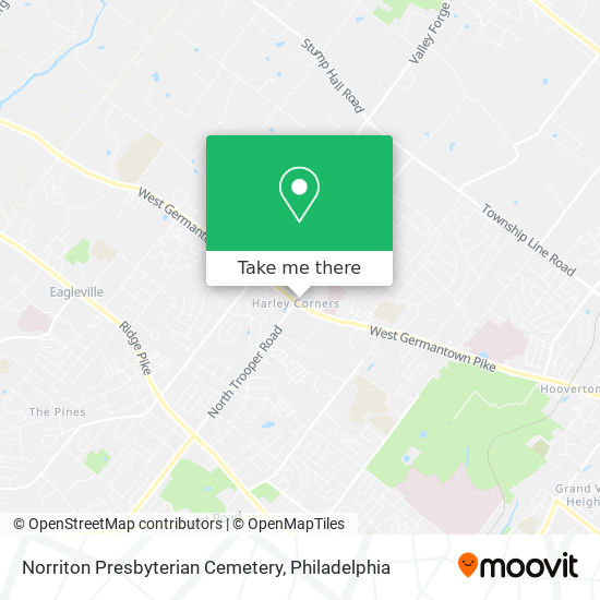 Mapa de Norriton Presbyterian Cemetery