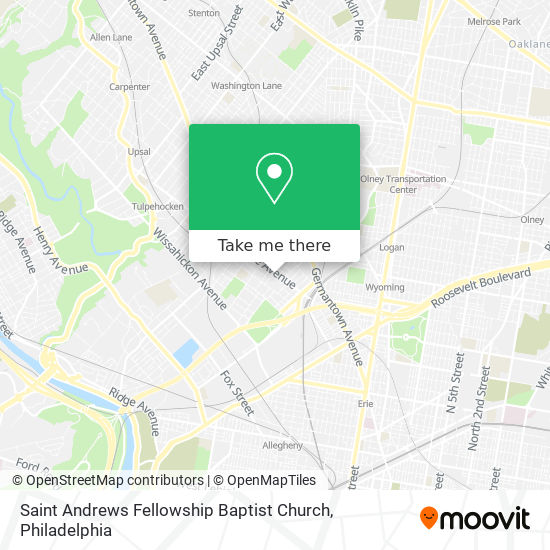 Mapa de Saint Andrews Fellowship Baptist Church