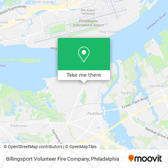 Billingsport Volunteer Fire Company map