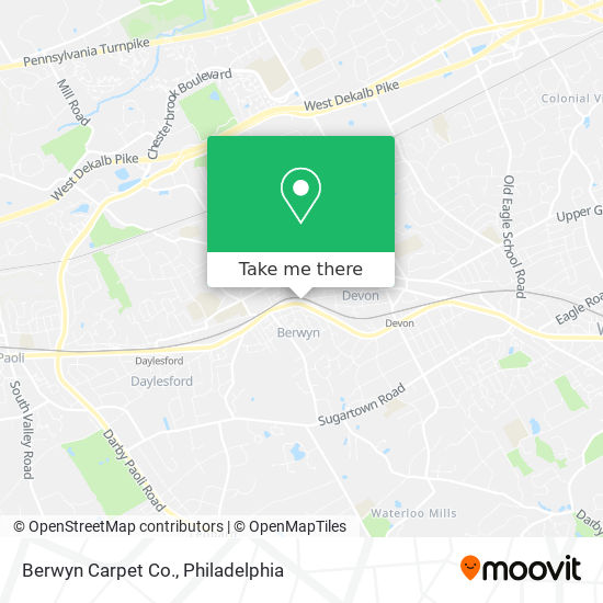 Mapa de Berwyn Carpet Co.