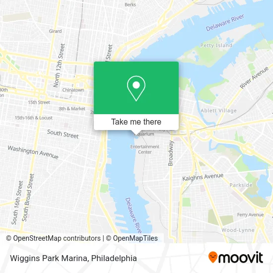 Wiggins Park Marina map