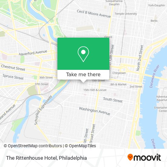 Mapa de The Rittenhouse Hotel