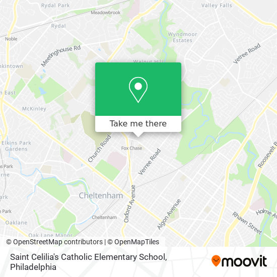 Saint Celilia's Catholic Elementary School map