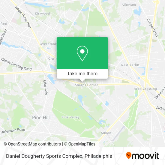 Daniel Dougherty Sports Complex map