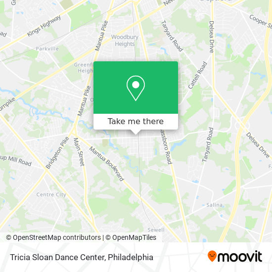 Tricia Sloan Dance Center map