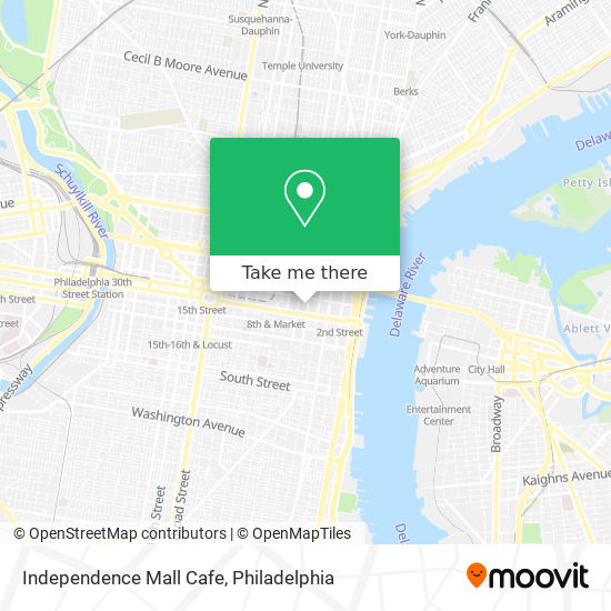 Independence Mall Cafe map