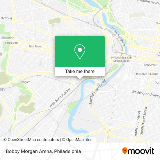 Bobby Morgan Arena map