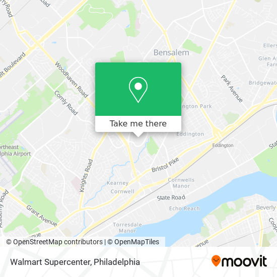 Walmart Supercenter map