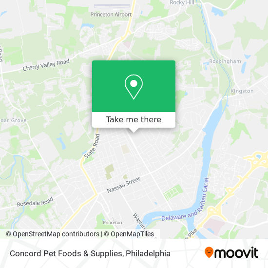 Mapa de Concord Pet Foods & Supplies