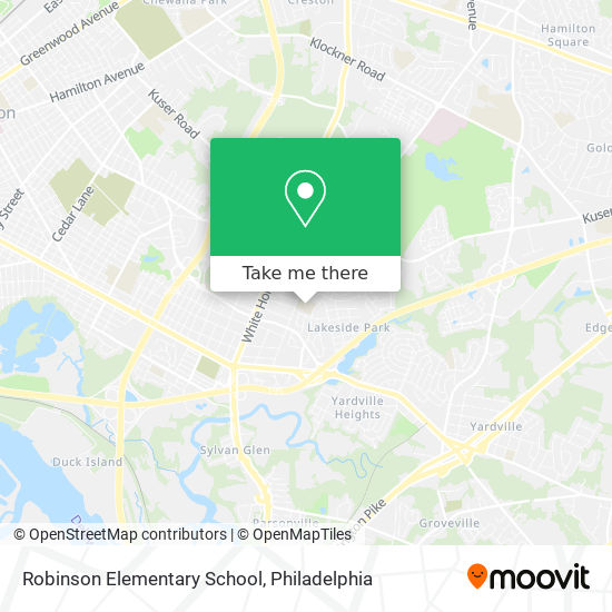 Mapa de Robinson Elementary School