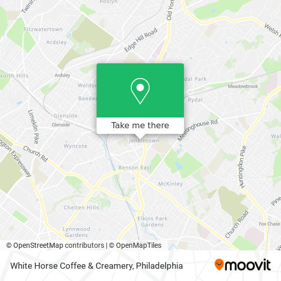 White Horse Coffee & Creamery map