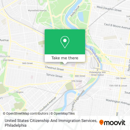 Mapa de United States Citizenship And Immigration Services