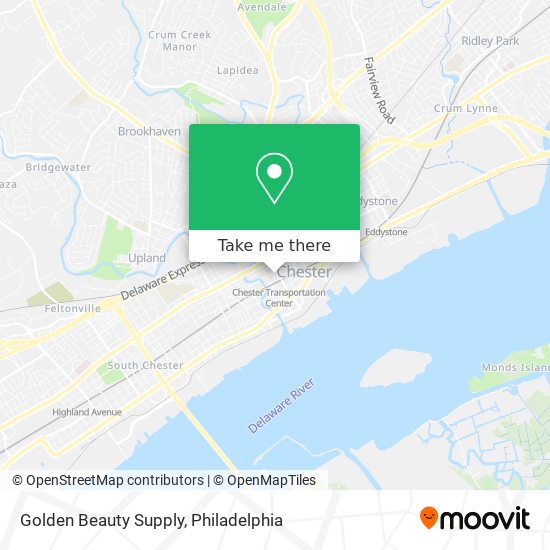 Golden Beauty Supply map