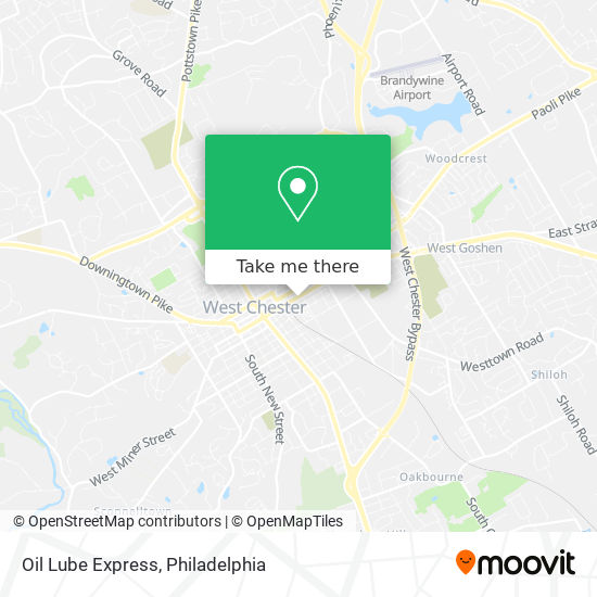 Oil Lube Express map
