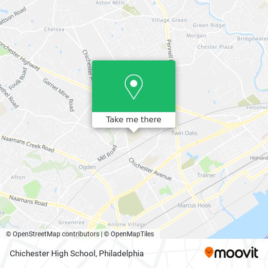 Chichester High School map