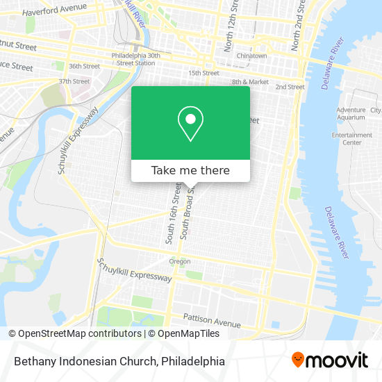 Bethany Indonesian Church map