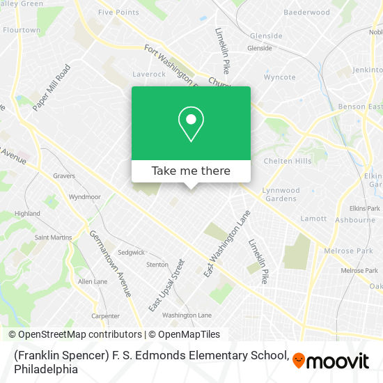 Mapa de (Franklin Spencer) F. S. Edmonds Elementary School