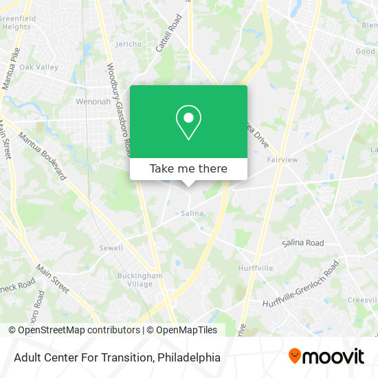 Mapa de Adult Center For Transition