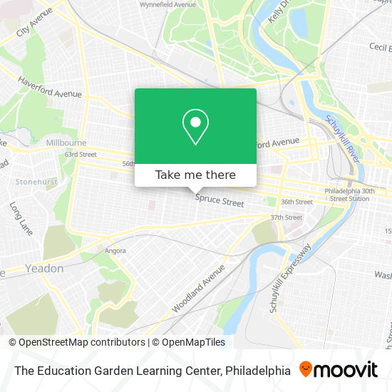 The Education Garden Learning Center map