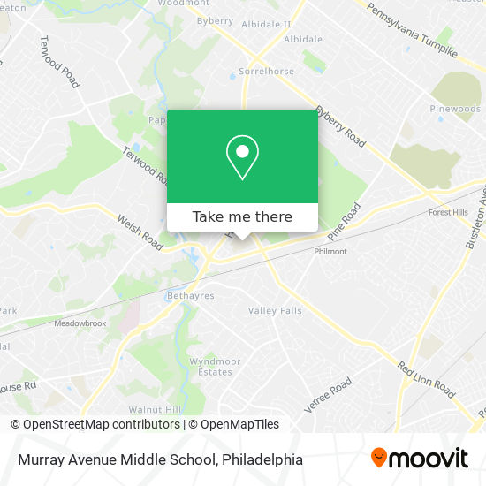 Mapa de Murray Avenue Middle School