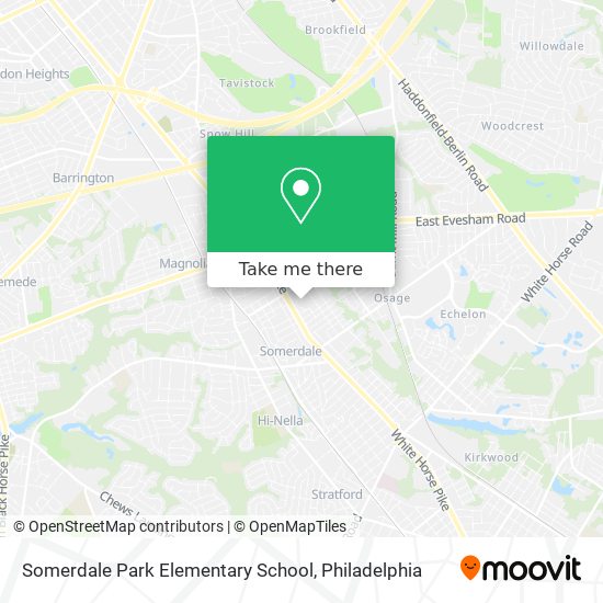 Somerdale Park Elementary School map