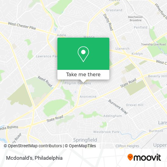 Mapa de Mcdonald's