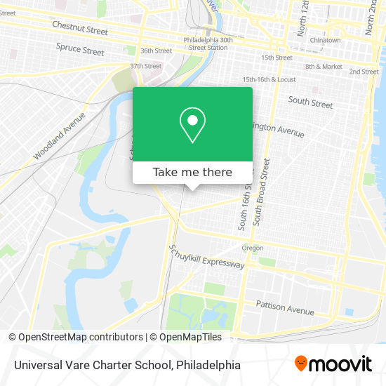 Universal Vare Charter School map