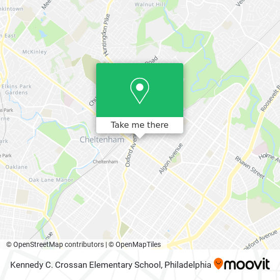 Kennedy C. Crossan Elementary School map