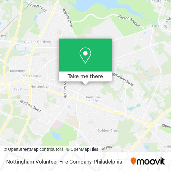 Mapa de Nottingham Volunteer Fire Company