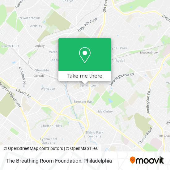 The Breathing Room Foundation map