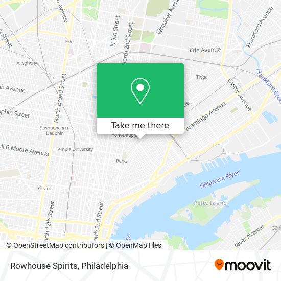 Rowhouse Spirits map