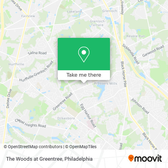 The Woods at Greentree map